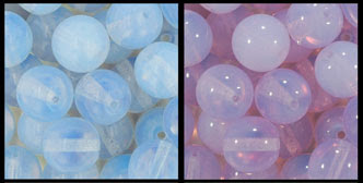 Alexandrite Round Glass Beads